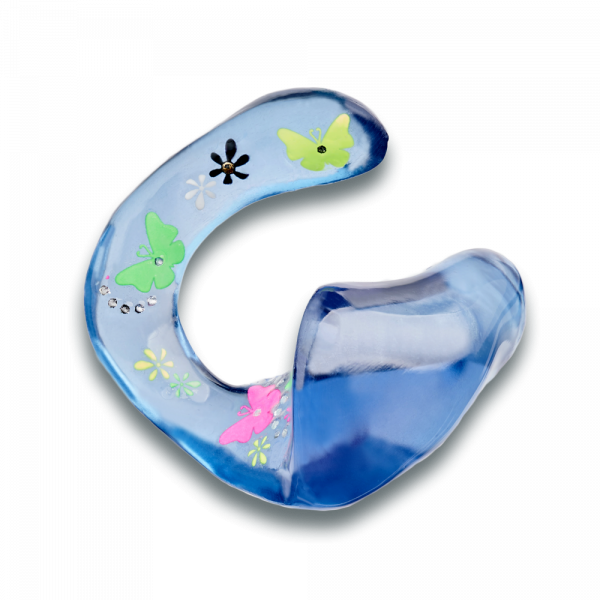 Sticker 11 Blumen / Schmetterlinge neon