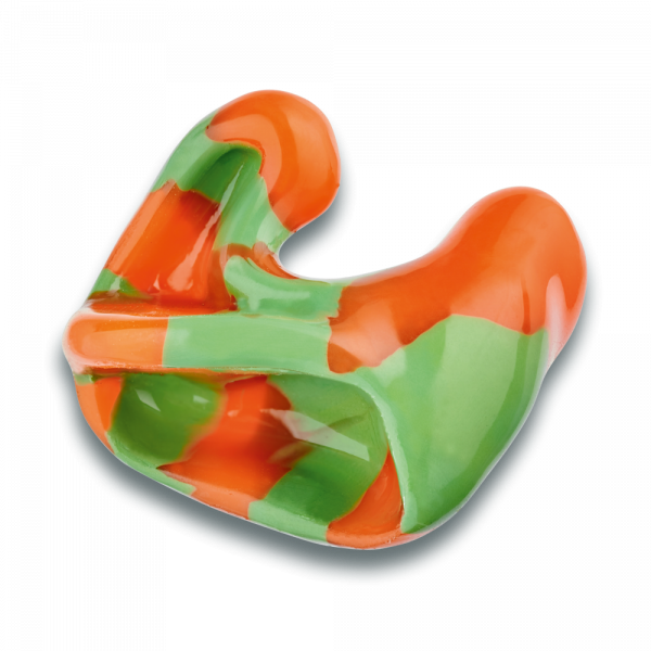 Spritzwasserschutz 40 Shore orange-grün